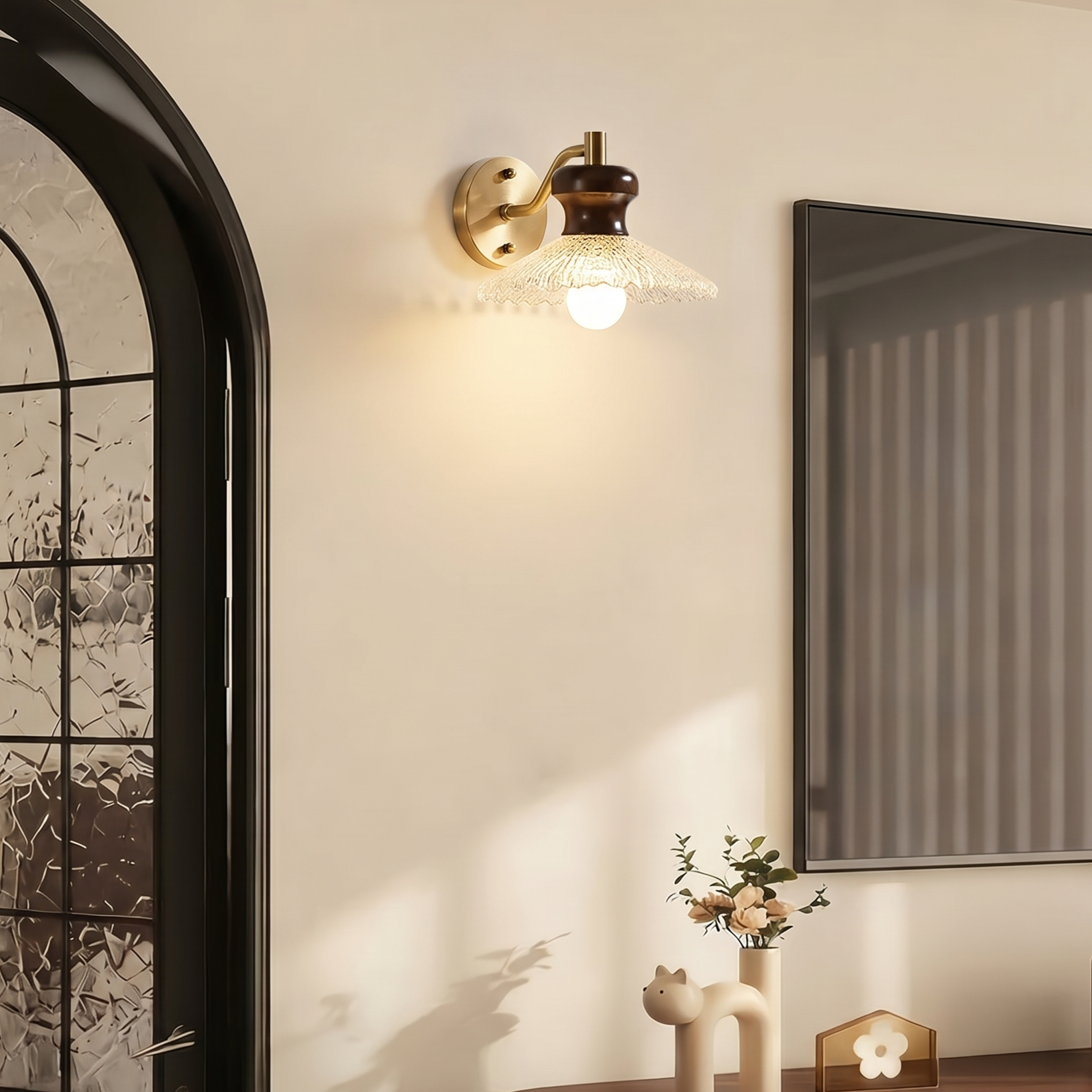Mid-Century Vintage Wall Sconce for Bedroom Living Room