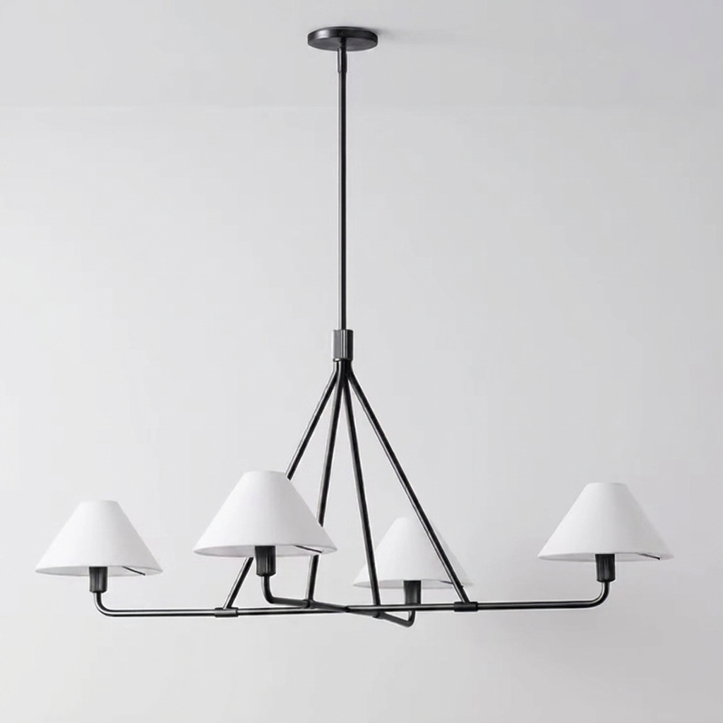 Modern Minimalist Multi Light Chandelier for  Dining Room Living Room