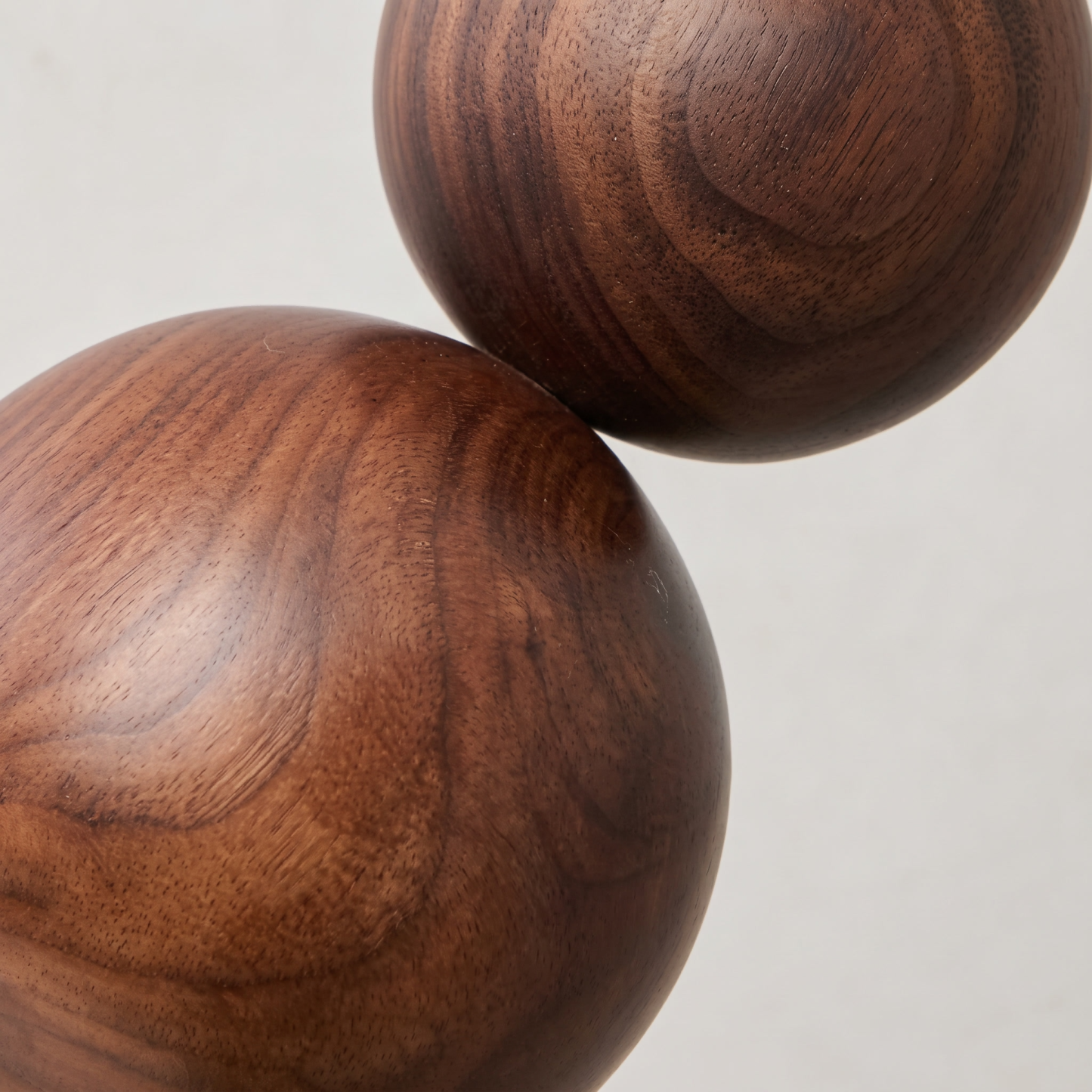 Nordic Geometric Wooden Ball Wall Sconce-Modern Minimalist Glass Globe Wall Light