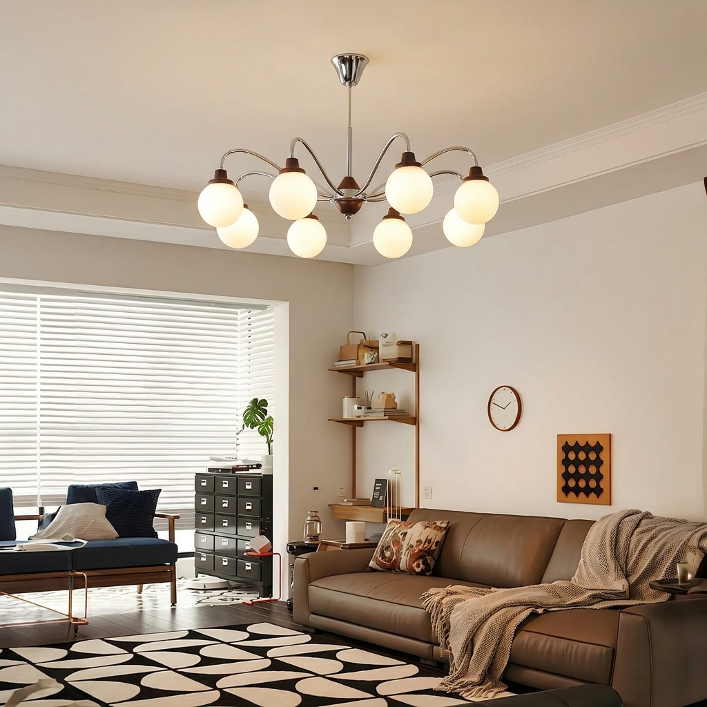 Nordic Vintage Bauhaus Living Room And Dining Room Pendant Lamp