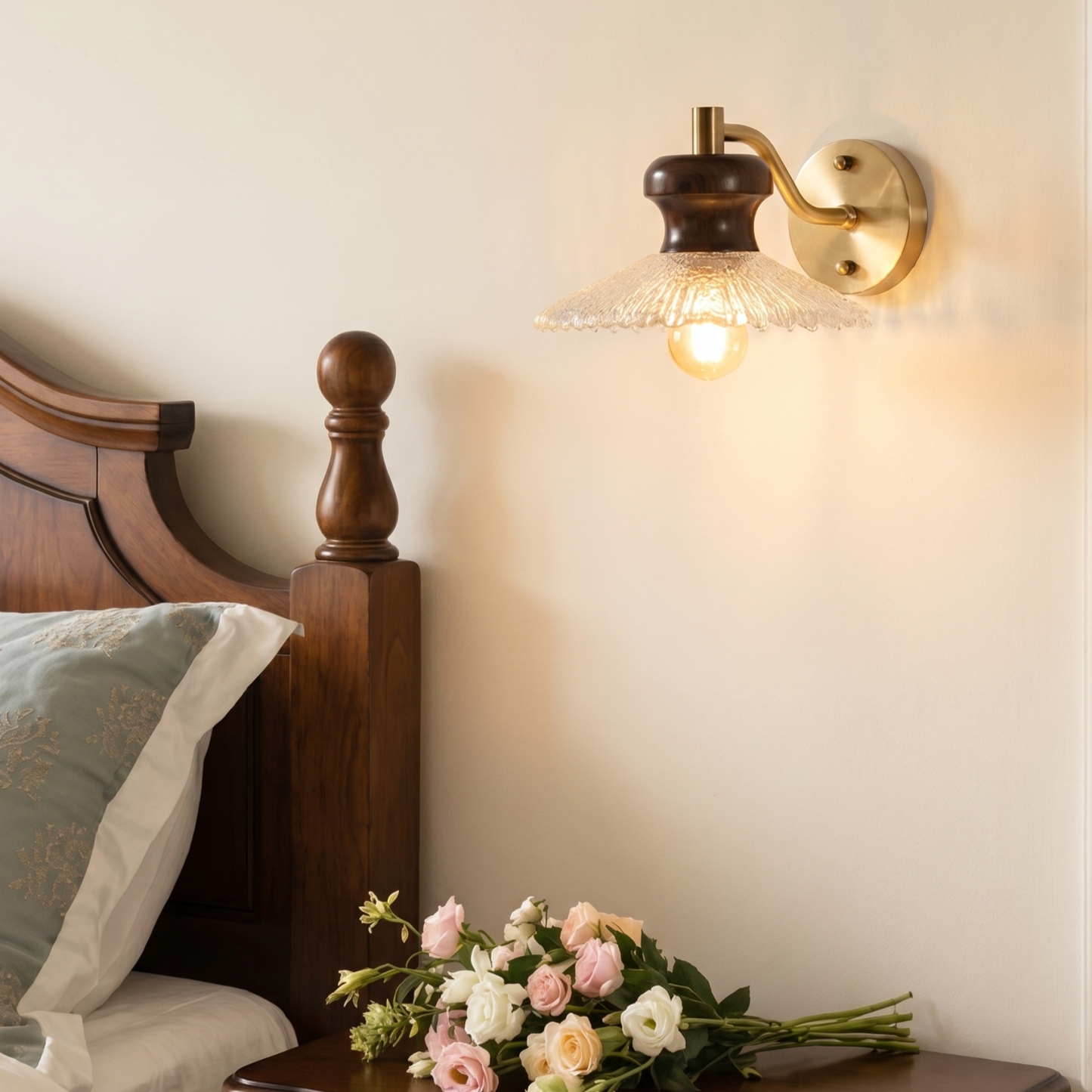 Mid-Century Vintage Wall Sconce for Bedroom Living Room