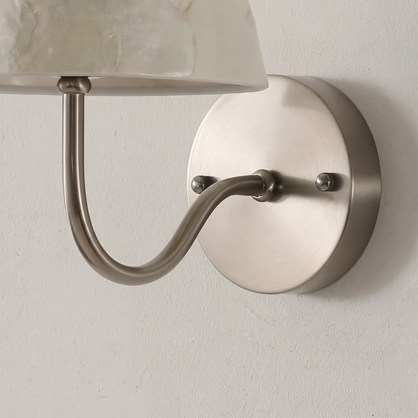 Modern Shell Shade Wall Sconce Elegant Background Accent Light