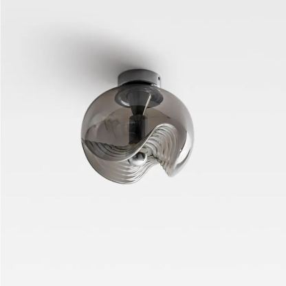 Medieval Glass Wall Lamp aisle Bauhaus wave pattern ceiling lamp-labpiecesign