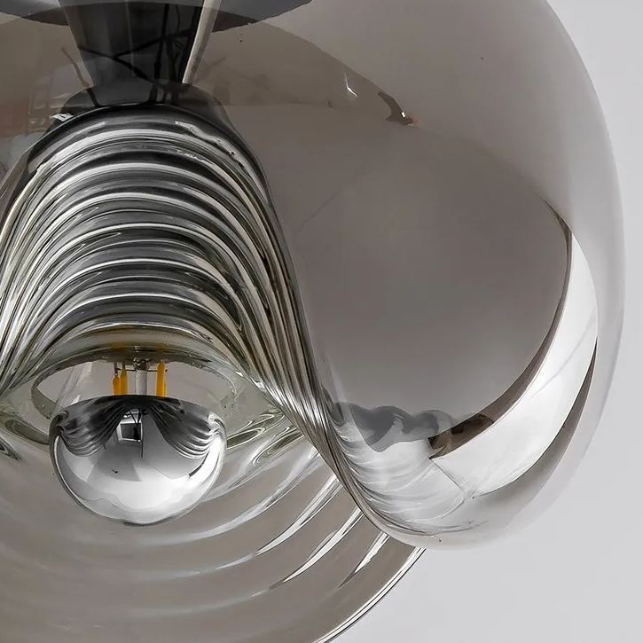 Medieval Glass Wall Lamp aisle Bauhaus wave pattern ceiling lamp-labpiecesign