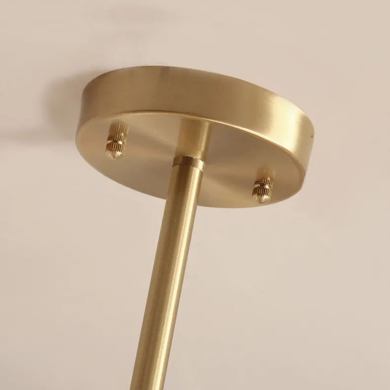 Nordic Copper Living Room Sputnik Pendant Lights Modern Luxury Creative Spherical Glass Chandelier -labpiecesign