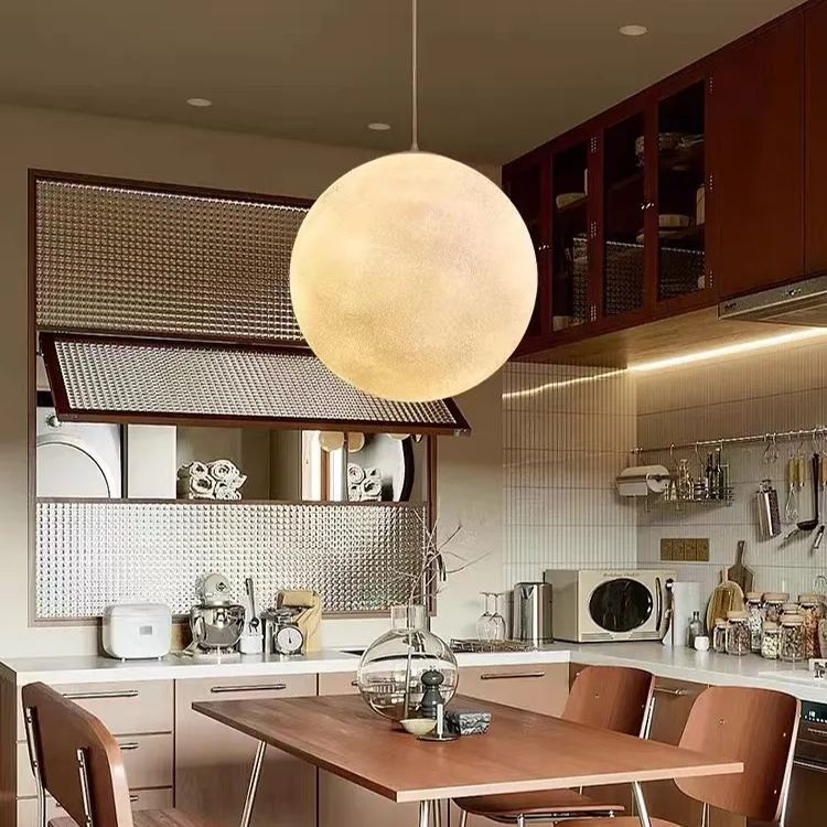 Nordic Style Simplicity Moon Hanging Light Fixtures -labpiecesign