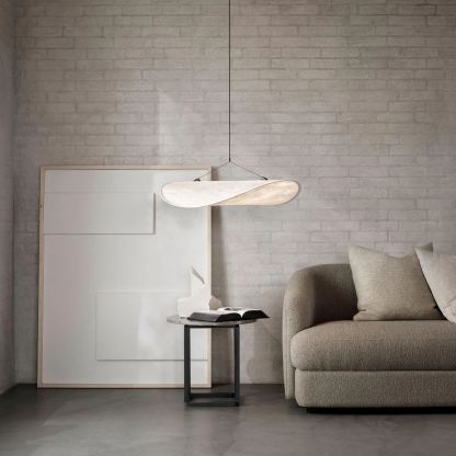 Nordic Style Whute Silk Tense Pendant Lamp-labpiecesign