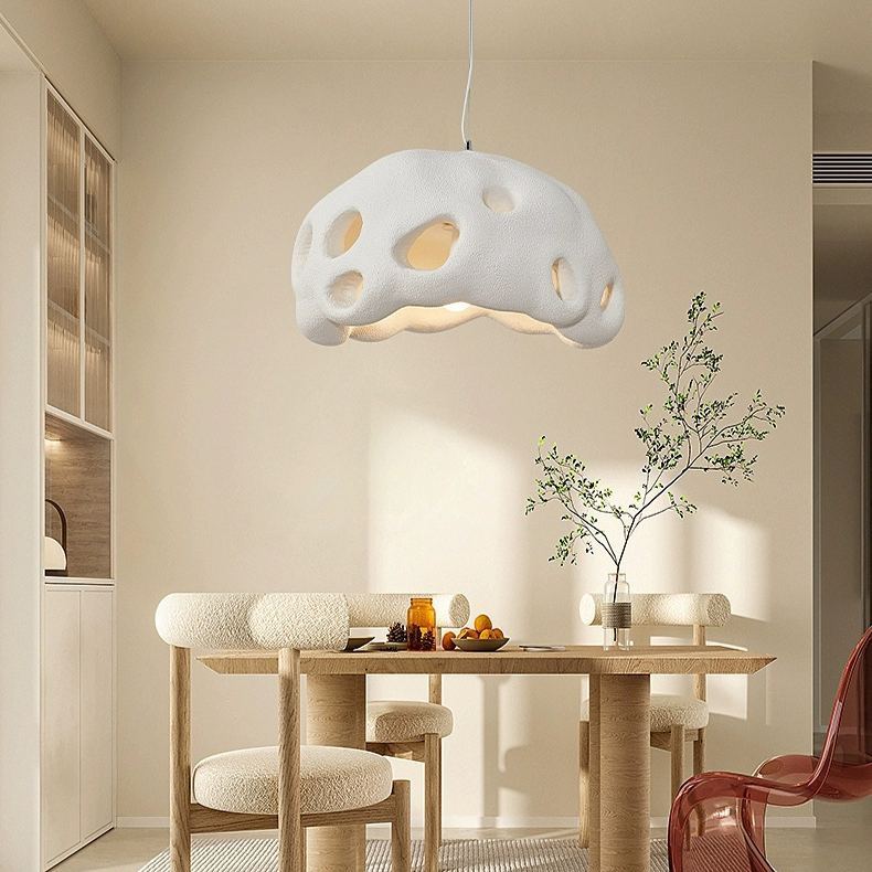 Wabi-sabi style living room simple dining room creative pendant light-labpiecesign