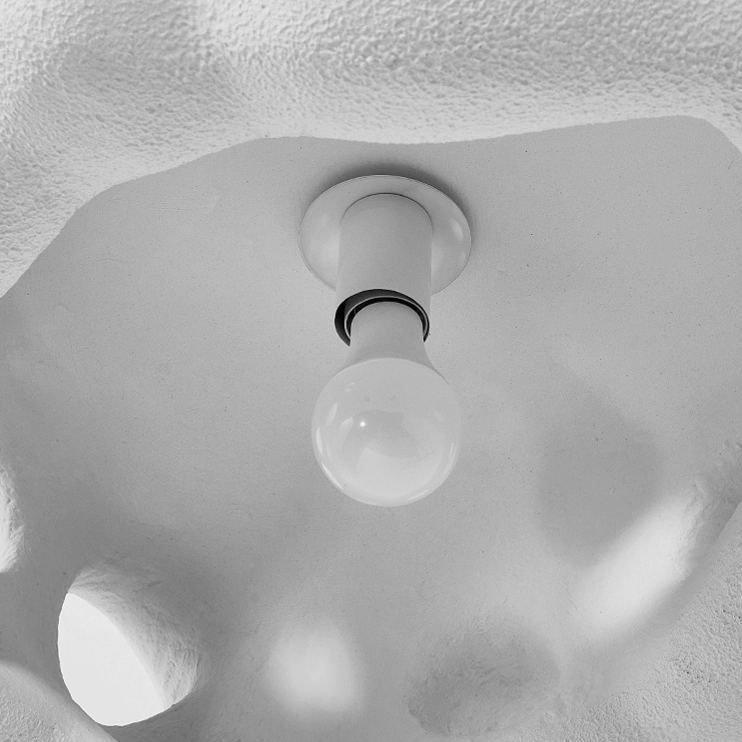 Wabi-sabi style living room simple dining room creative pendant light-labpiecesign