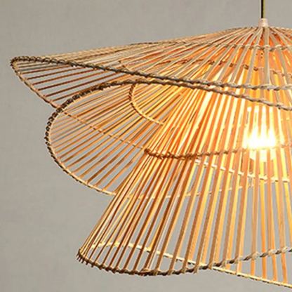 Vintage Bamboo Island Pendant Light -labpiecesign