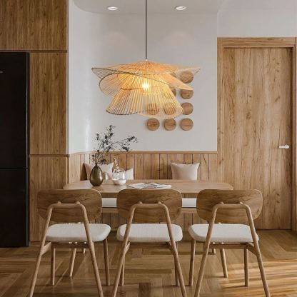 Vintage Bamboo Island Pendant Light -labpiecesign