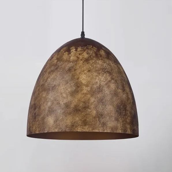 Industrial Style Brown Distressed Retro Metal Pendant Light-labpiecesign