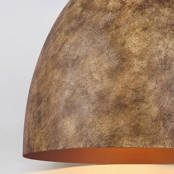 Industrial Style Brown Distressed Retro Metal Pendant Light-labpiecesign