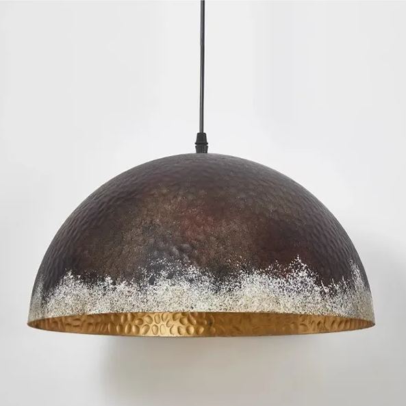Industrial Style Brown Distressed Retro Metal Pendant Light-labpiecesign