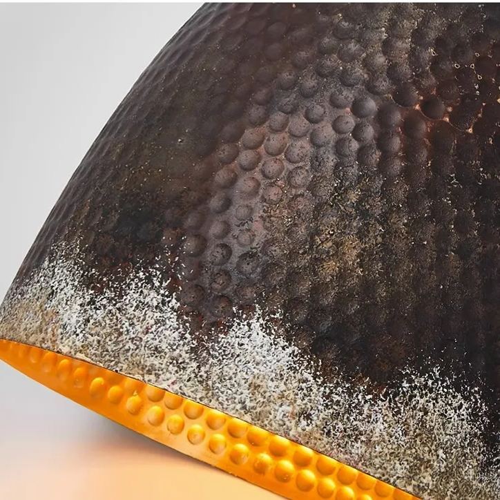 Industrial Style Brown Distressed Retro Metal Pendant Light-labpiecesign