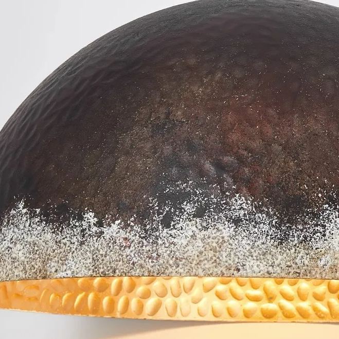 Industrial Style Brown Distressed Retro Metal Pendant Light-labpiecesign