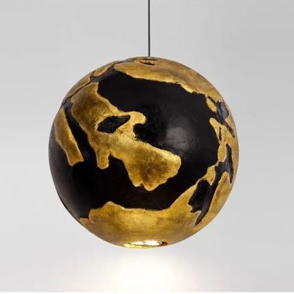 Personalized Art Designer Creative Wabi-sabi Style Earth Pendant Light-labpiecesign
