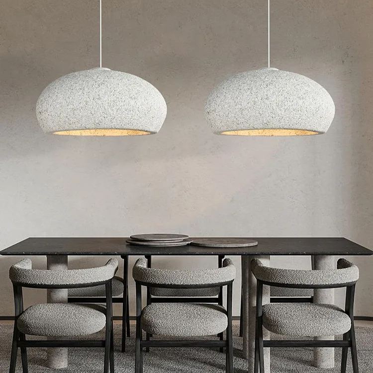 Wabi sabi Style Resin Pendant Lights-labpiecesign