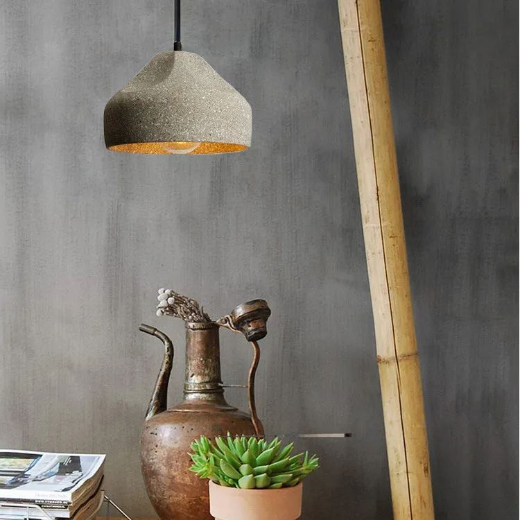 Nordic Nostalgic Industrial Wind Cement Chandelier