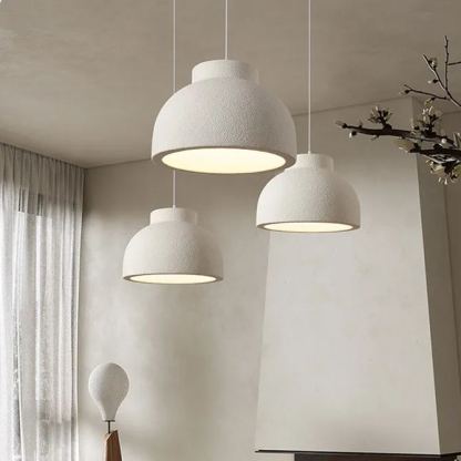 Wabi-Sabi Style Resin Bowl Shape Pendant Lamp-labpiecesign