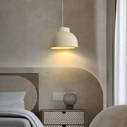 Wabi-Sabi Style Resin Bowl Shape Pendant Lamp-labpiecesign