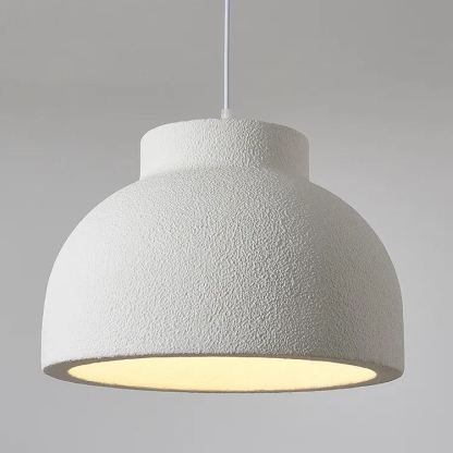 Wabi-Sabi Style Resin Bowl Shape Pendant Lamp-labpiecesign