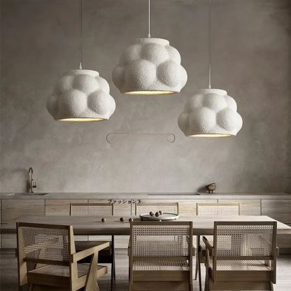 Personalized and Creative Wabi sabi Micro-cement Resin Pendant Light-labpiecesign