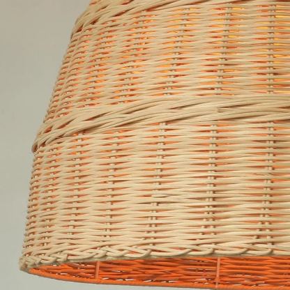 New Large Wabi-sabi Style Rattan Pendant Light-labpiecesign