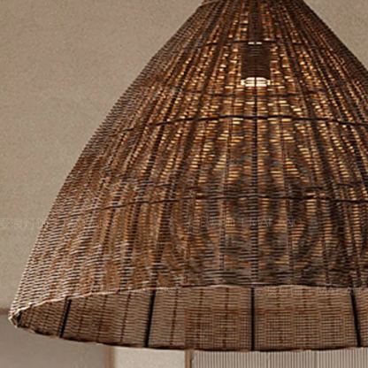 Creative Wabi-sabi Style Homestay Rattan Pendant Light-labpiecesign