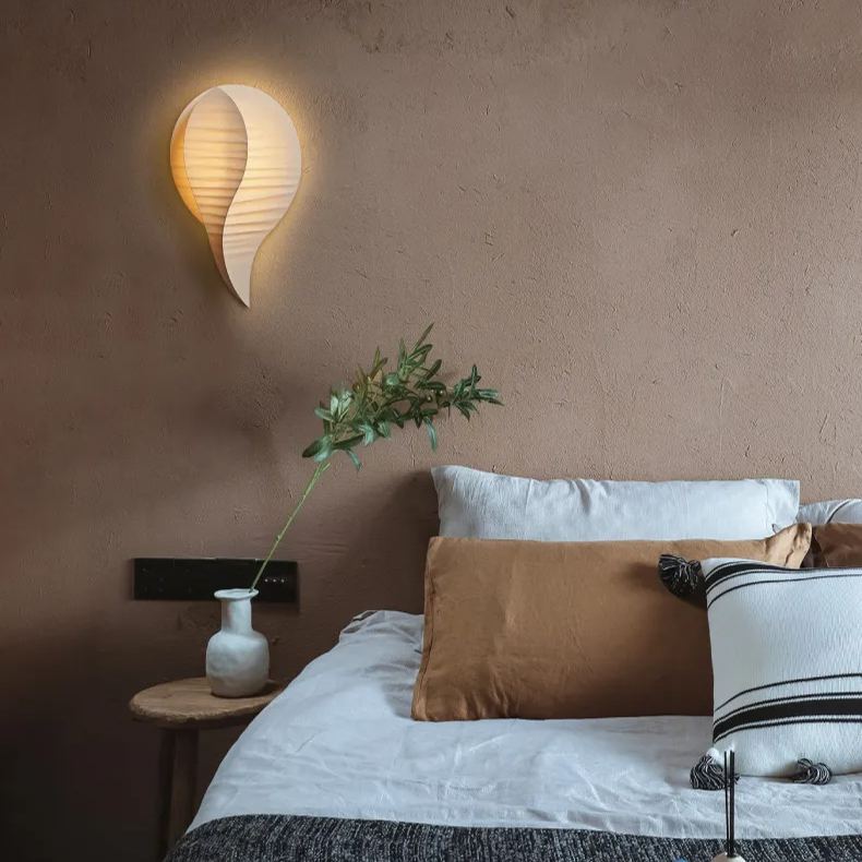 Design wall lamp cream series fabric wall lamp