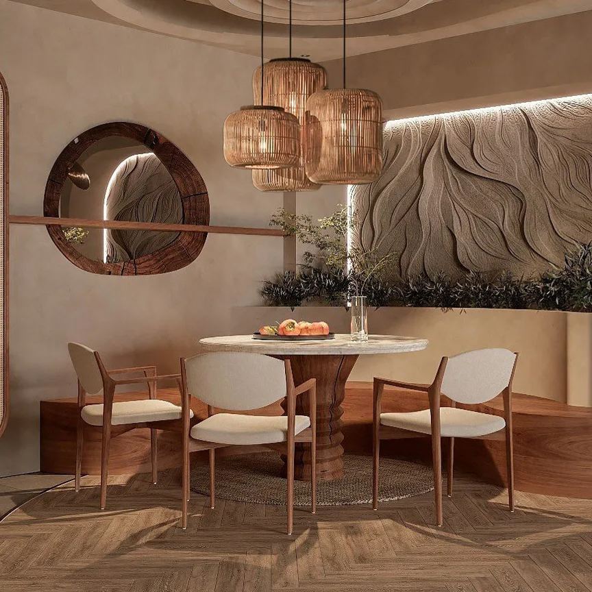 New Hand Knitted Rattan Pendant Lights-labpiecesign