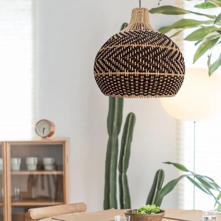 Huntington Beach Rattan Pendant Light