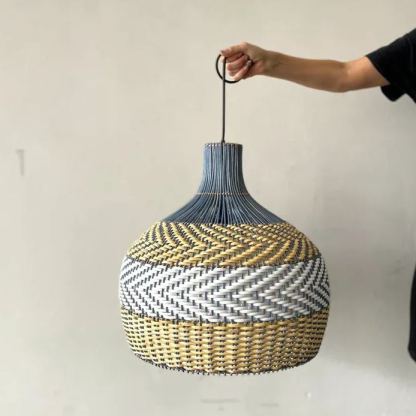Galini Rattan pendant light-labpiecesign