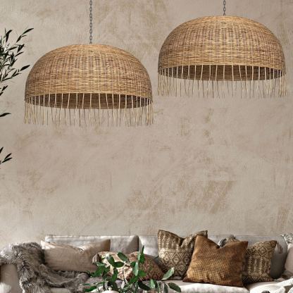 Southeast Asian Rattan Art Restaurant Hotel Pendant Light-labpiecesign