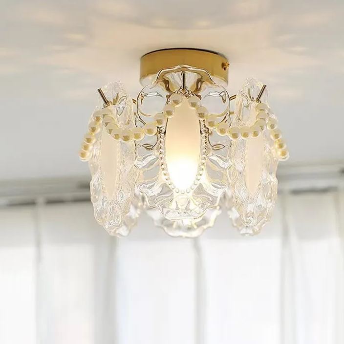 French Light Luxury Aisle Light Full Spectrum Three-color LED Ceiling Light-labpiecesign