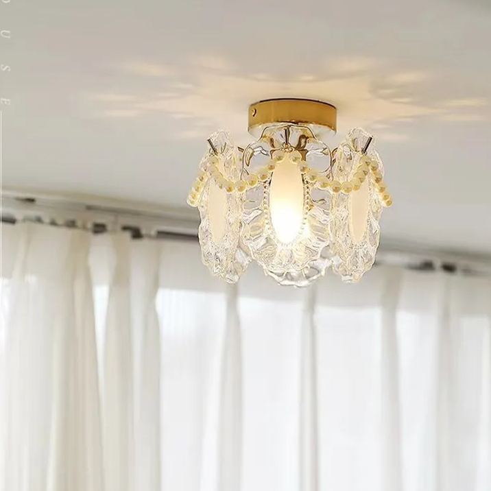 French Light Luxury Aisle Light Full Spectrum Three-color LED Ceiling Light-labpiecesign