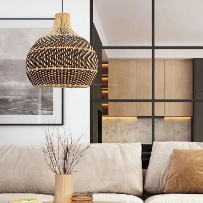 Kate Brown Rattan Pendant Light Interior Designer Favorite-labpiecesign