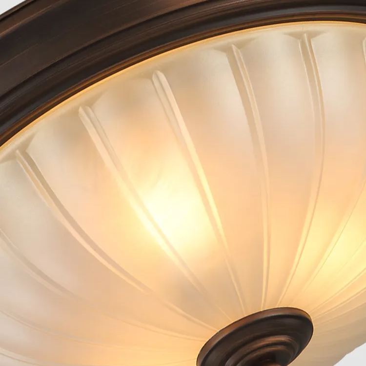 Round ceiling lamp American iron aisle ceiling light-labpiecesign