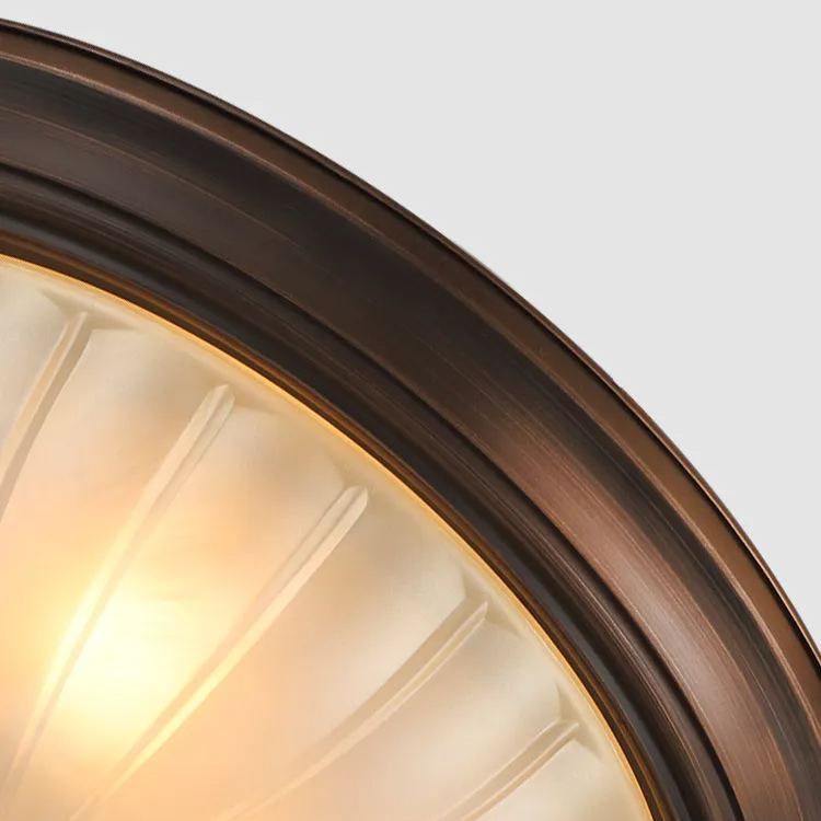 Round ceiling lamp American iron aisle ceiling light-labpiecesign