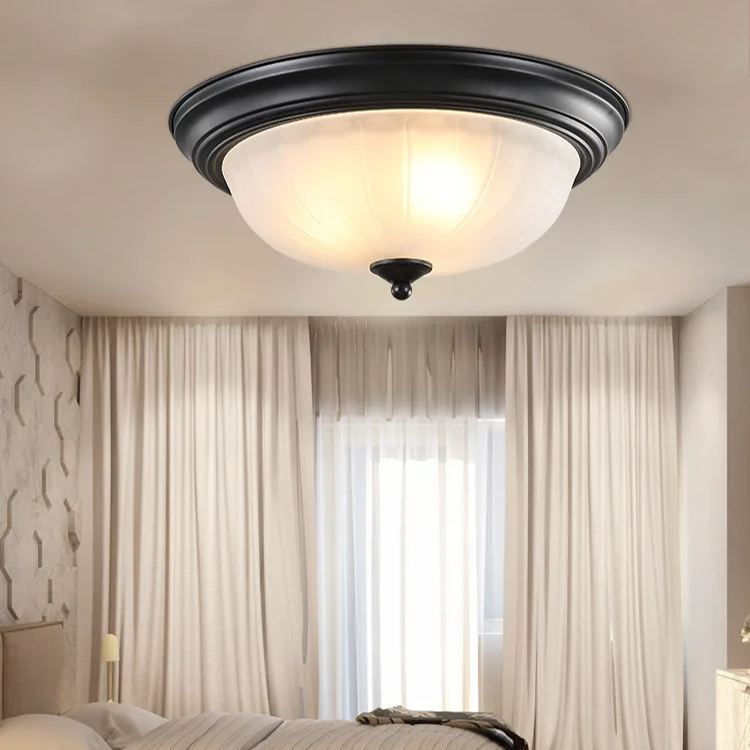 Round ceiling lamp American iron aisle ceiling light-labpiecesign