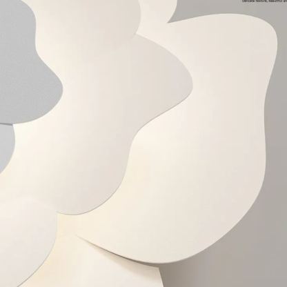 LED creative bedroom lamp modern simple white petal ceiling lamp-labpiecesign