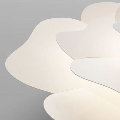 LED creative bedroom lamp modern simple white petal ceiling lamp-labpiecesign