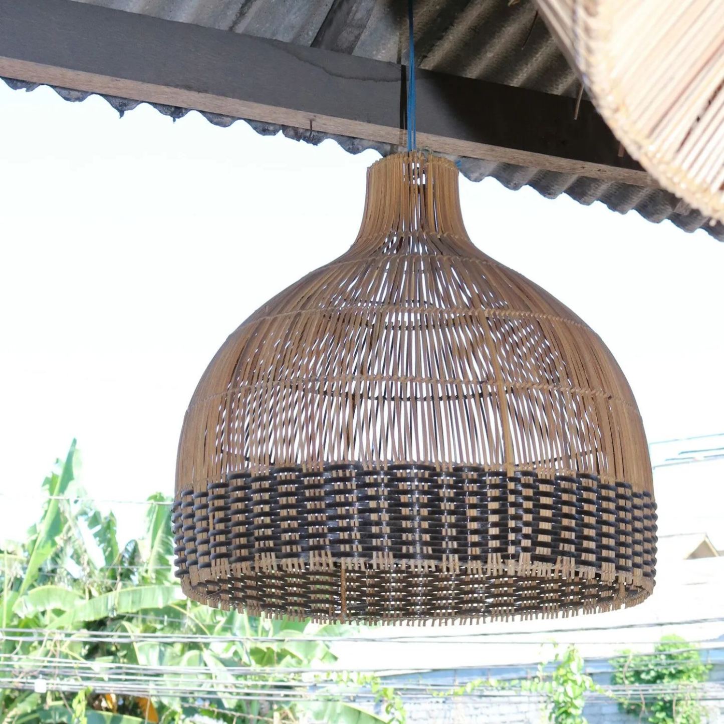 Markle Rattan Pendant Light -labpiecesign