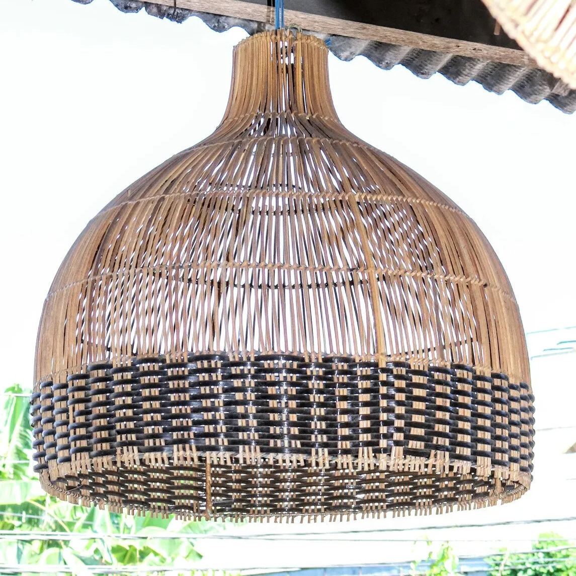 Markle Rattan Pendant Light -labpiecesign