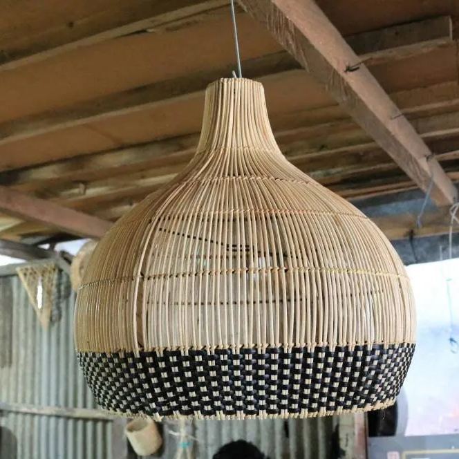 Markle Rattan Pendant Light-labpiecesign