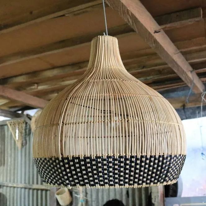 Markle Rattan Pendant Light-labpiecesign