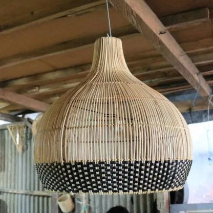 Markle Rattan Pendant Light-labpiecesign