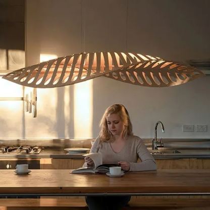Large chandelier fishbone pendant light-labpiecesign