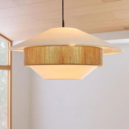 Stevie linen woven Pendant Lamp-labpiecesign