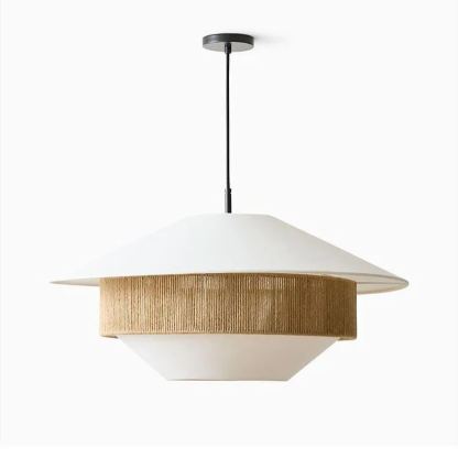 Stevie linen woven Pendant Lamp-labpiecesign